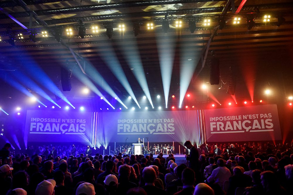 Wahlkampfveranstaltung von Eric Zemmour in Lille (Bild: Julien De Rosa/AFP)