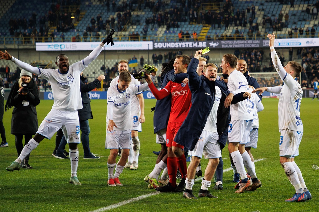 AA Gent macht beim FC Brügge die Hinspielniederlage locker wett und steht zum sechsten Mal im Pokalfinale (Bild: Kurt Desplenter/Belga)