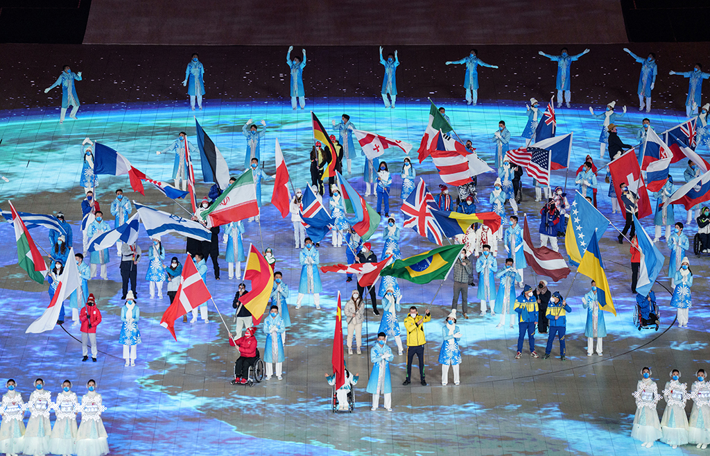 Abschlussfeier Paralympics 2022 (Bild: Bob Martin/IOC/AFP)