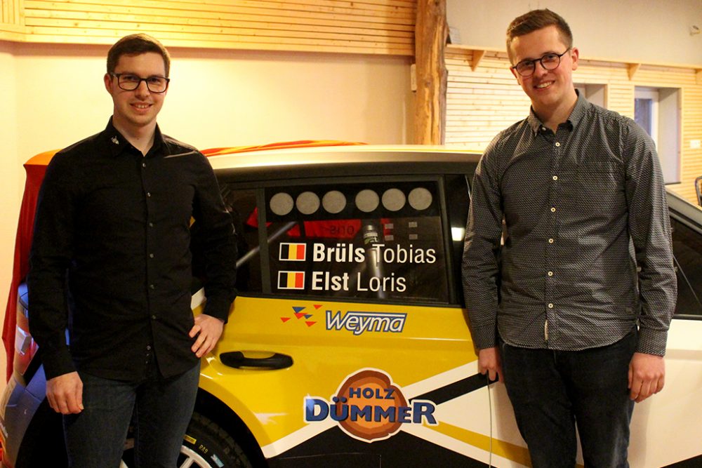 Neues Rallye-Duo für 2022: Tobias Brüls und Loris Elst (Bild: Katrin Margraff/BRF)