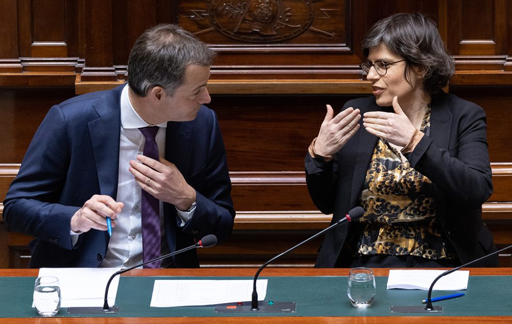 Premier Alexander De Croo, Energieministerin Tinne Van der Straeten