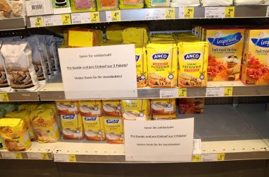 Hamsterkäufe bei Delhaize selten