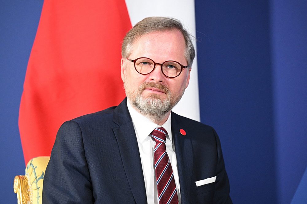 Der tschechische Ministerpräsident Petr Fiala (Bild: Leon Neal/Pool/AFP)