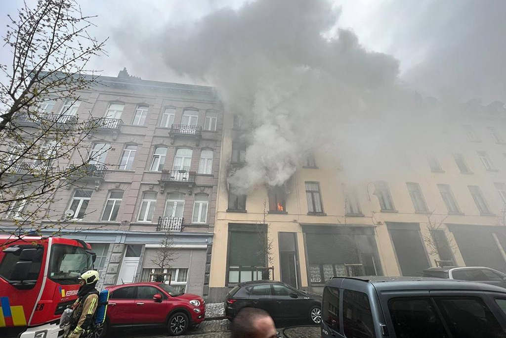 Explosion in Brüssel