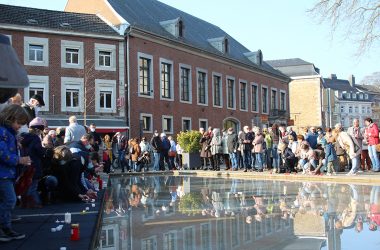 Friedenskundgebung in Eupen (Bild: Michaela Brück/BRF)