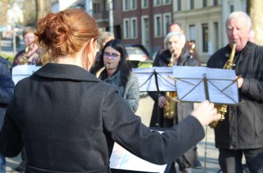 Friedenskundgebung in Eupen (Bild: Michaela Brück/BRF)