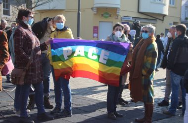 Friedenskundgebung in Eupen (Bild: Michaela Brück/BRF)