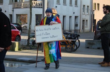 Friedenskundgebung in Eupen (Bild: Michaela Brück/BRF)