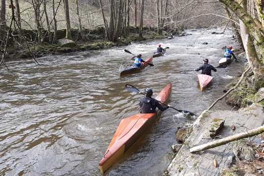 Wildwasser-Kajakrennen in Monschau (Bild: Christophe Ramjoie/BRF)