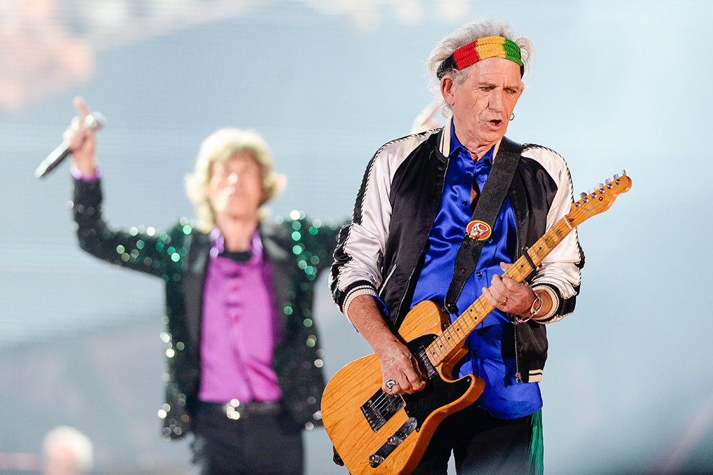 Mick Jagger und Keith Richards (r.) beim Rock Werchter Festival 2014 (Archivbild: Laurie Dieffembacq/Belga)