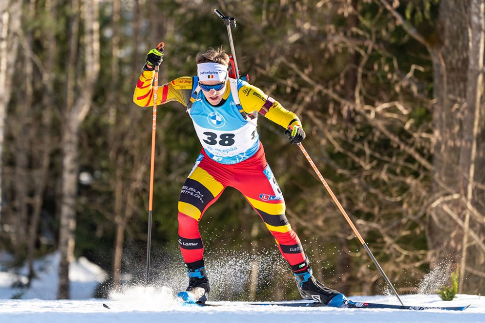 Thierry Langer läuft in Otepäa im Sprint auf Platz 35 (Bild: Kevin Voigt)