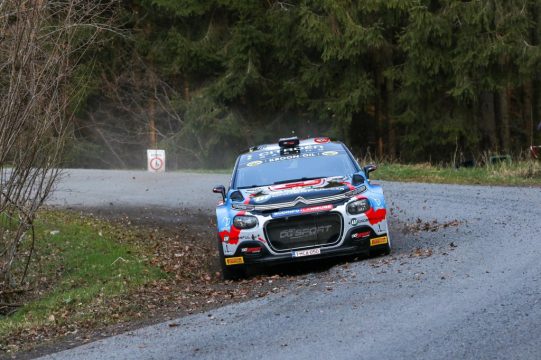 Stéphane Lefebvre gewinnt auch die South Belgian Rallye (Bild: BRC)