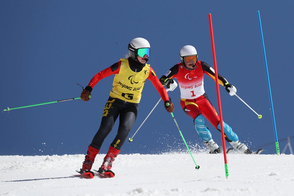 Linda Le Bon und Ulla Gilot bei den Paralympics in Peking (Bild: Grégory Picout)