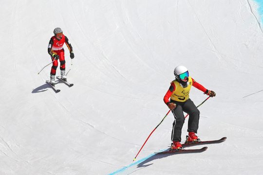 Linda Le Bon (li.) mit ihrer Begleiterin Ulla Gilot (Bild: Grégory Picout)