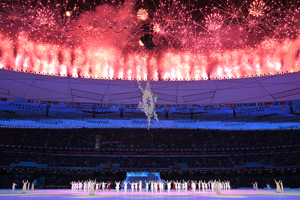 Eröffnungsfeier der Paralympics am 4. März in Peking (Bild: Mohd Rasfan/AFP)