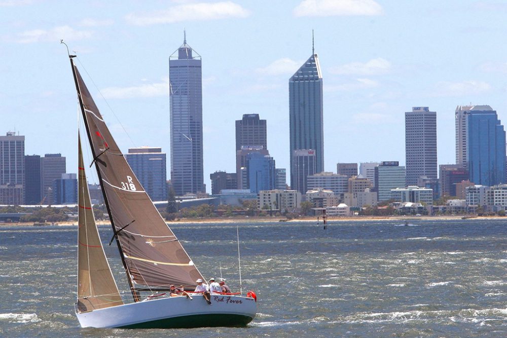 Die Skyline von Perth in Westaustralien (Illustrationsbild: Barbara Walton/EPA)