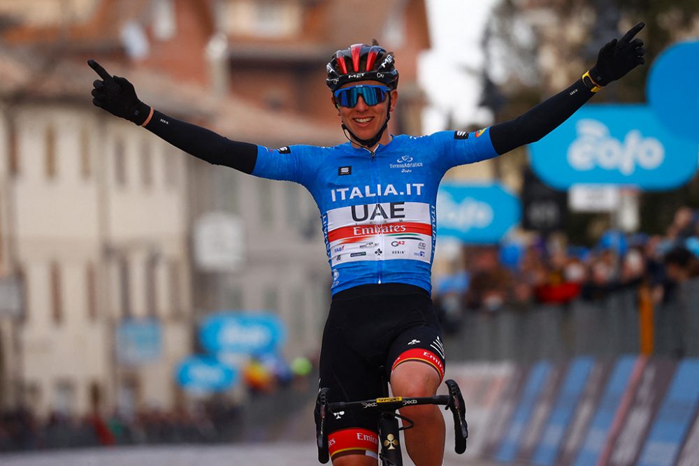 Tadej Pogacar gewinnt die sechste Etappe (Bild: Luca Bettini/AFP)