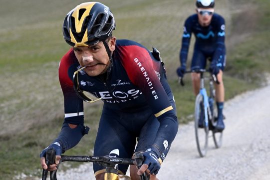 Richard Carapaz hat die sechste Etappe der Katalonien-Rundfahrt gewonnen (Archivbild: Marco Bertorello/AFP)