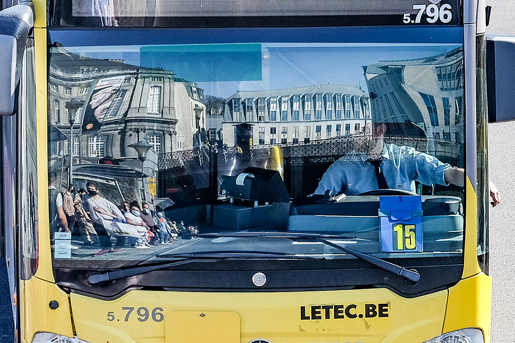 TEC-Busfahrer in Lüttich
