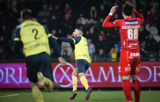 Lange unsichtbar, am Ende aber wieder spielentscheidend: Union-Goalgetter Deniz Undav beim 3:2 in Kortrijk (Bild: Virginie Lefour/Belga)