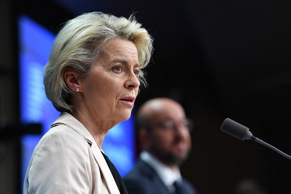 EU-Kommissionschefin Ursula von der Leyen (Bild vom 25. März 2022)