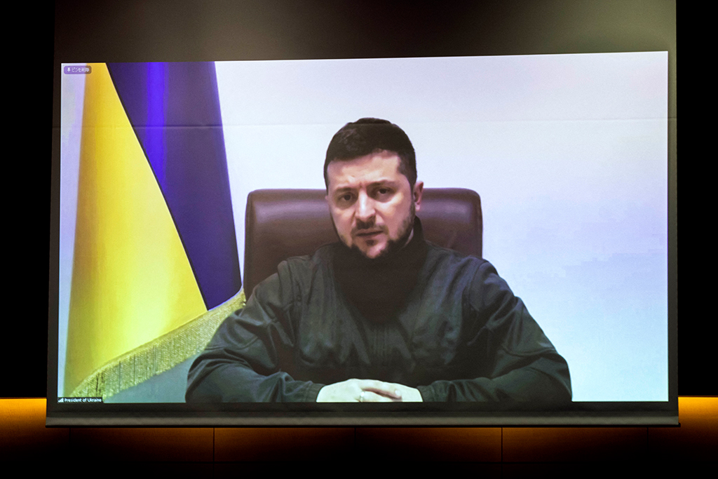 Der ukrainische Präsident Selenskyj (Archivbild: Behrouz Mehri/Pool/AFP)
