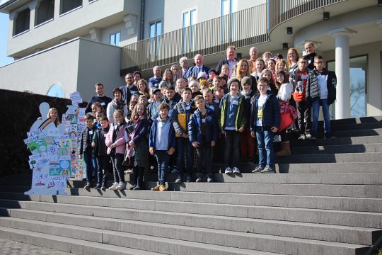 Zug der Demokratie besucht das Parlament der DG