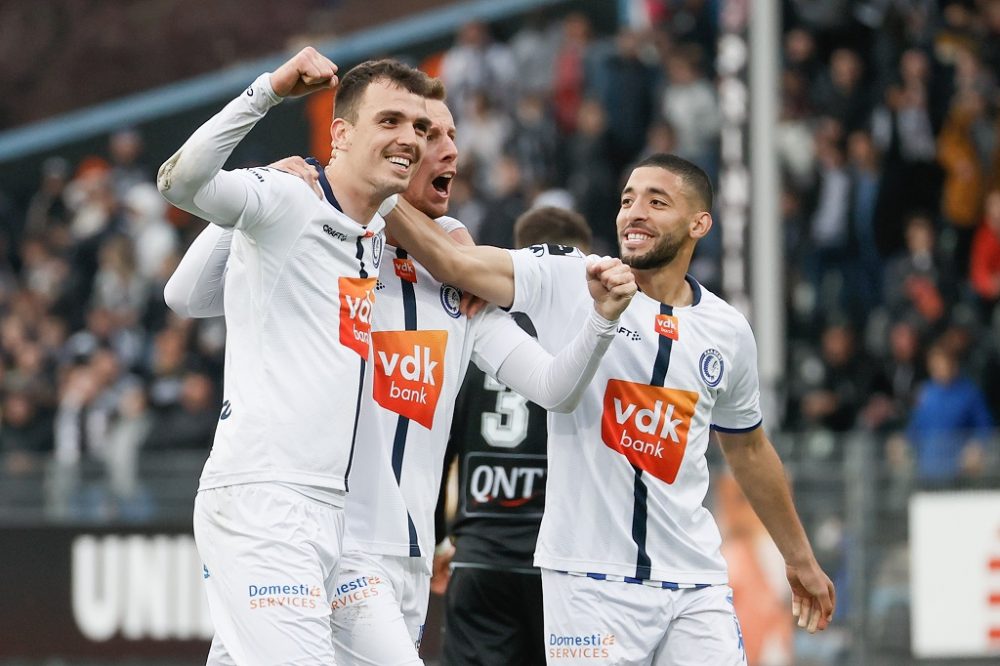 Gents Darko Lemajic drehte mit einem Doppelpack das Spiel In Charleroi (Bild: Bruno Fahy)