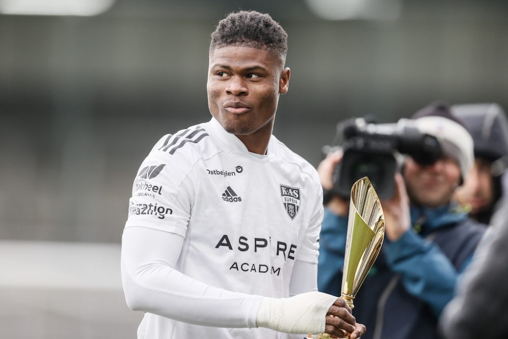 Emmanuel Agbadou wurde von den AS-Fans zum "Spieler der Saison" gewählt (Archivbild: Bruno Fahy/Belga)