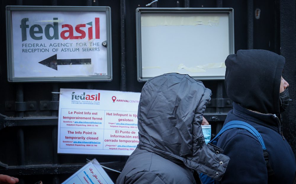 Fedasil-Registrierungsstelle für Asylsuchende in Brüssel (Archivbild: Virginie Lefour/Belga)