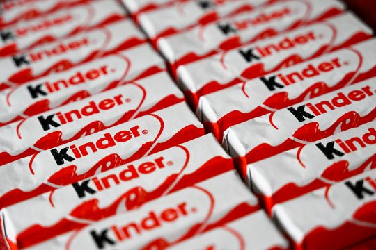 Kinder-Schokolade (Illustrationsbild: Laurie Dieffembacq/Belga)