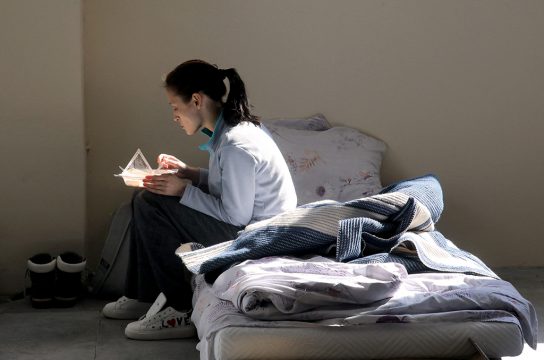 Ukrainischer Flüchtling (Bild: Gil Cohen Magen/AFP)