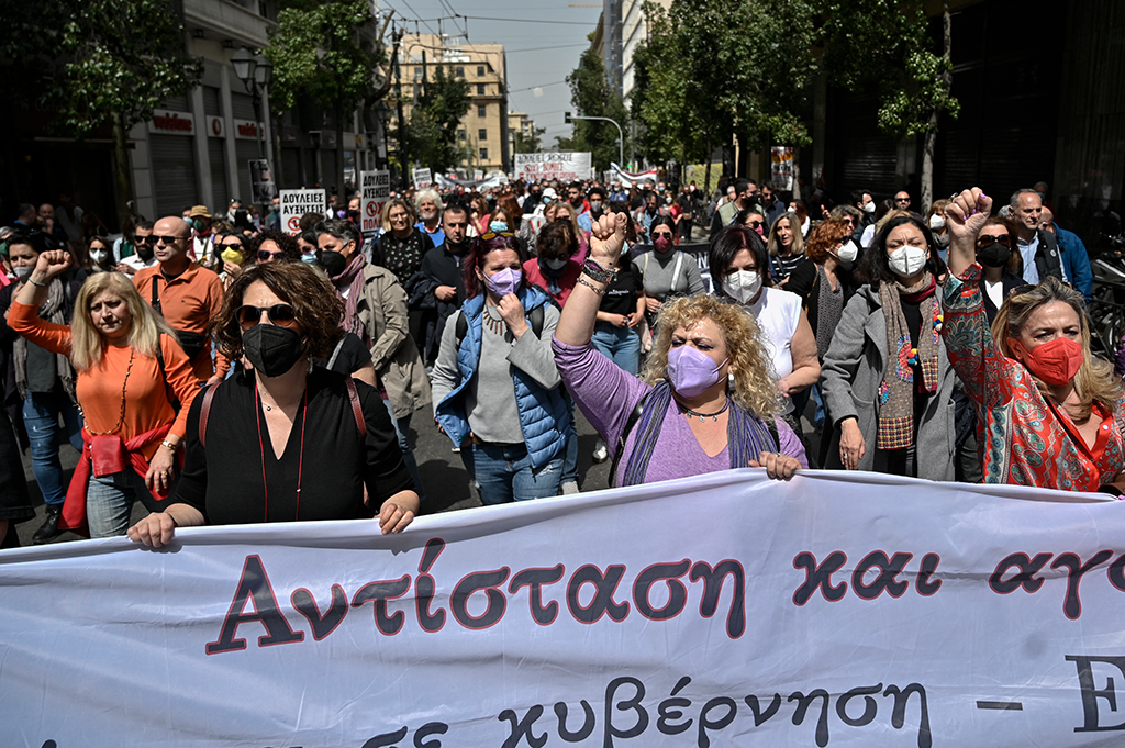 Die Griechen streiken gegen hohe Preise