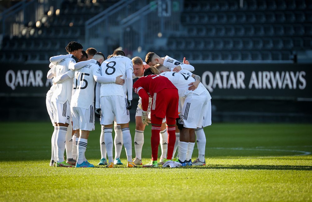 AS Eupen Mannschaft (Bild: Virginie Lefour/Belga)