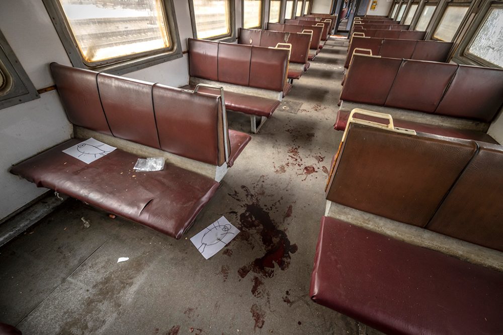 Mehr als 50 Menschen wurden bei dem Raketenangriff auf den Bahnhof von Kramatorsk getötet (Bild vom April 2022: Fadel Senna/AFP)