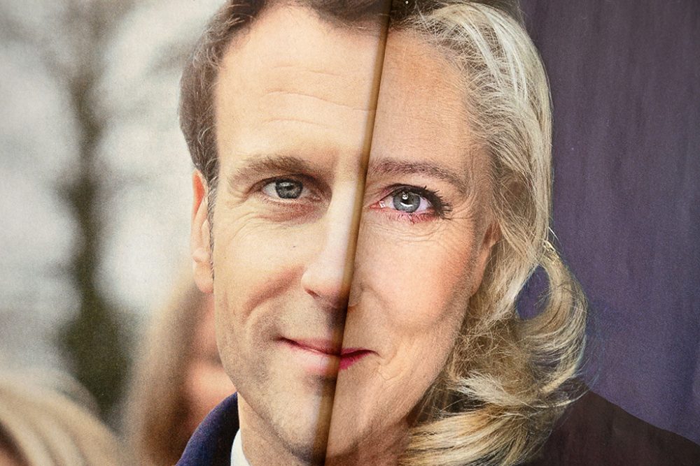 Macron oder Le Pen - wer wird künftige(r) Präsident(in) Frankreichs? (Bild: Nicolas Tucat/AFP)