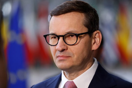 Mateusz Morawiecki (Bild vom 25. März 2022)