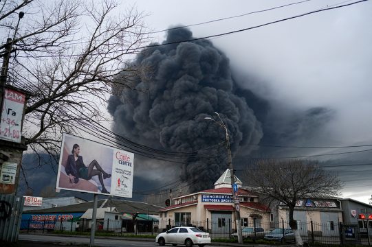 Raketenangriff auf Odessa (Bild vom 3. April 2022)