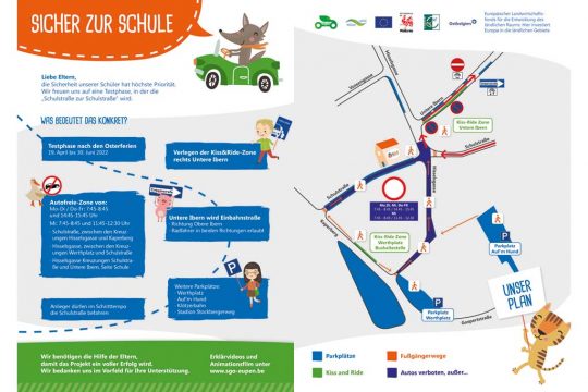 Testphase zur Verkehrsberuhigung an der SGO (Bild: SGO)