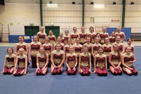Gruppenfoto beim Training am Freitag (Bild: TSV Recht)