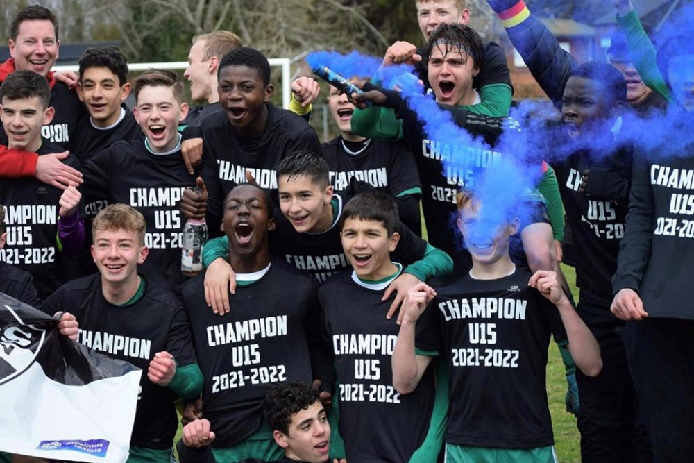 Die U15-Mannschaft der AS Eupen (Bild: AS Eupen)