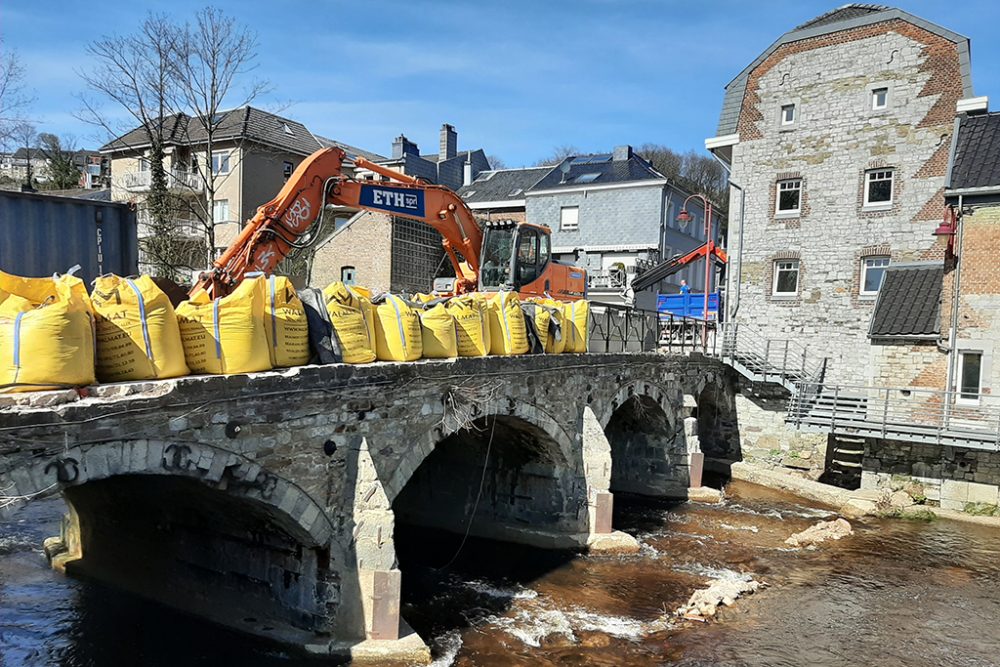 Brücke Alter Malmedyer Weg, neun Monate nach dem Hochwasser (Bild: Michaela Brück/BRF)