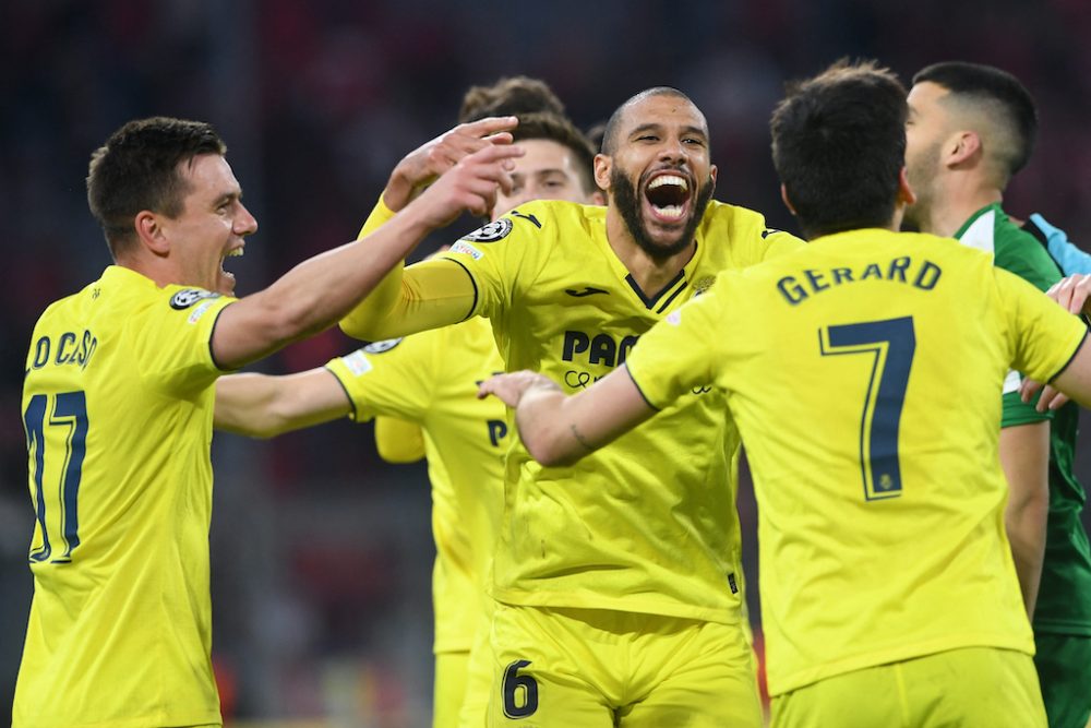 Villarreal feiert den Einzug ins Halbfinale (Bild: Christof Stache/AFP)