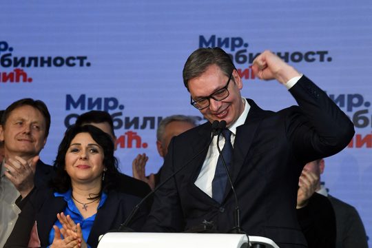 Der serbische Präsident Aleksandar Vucic