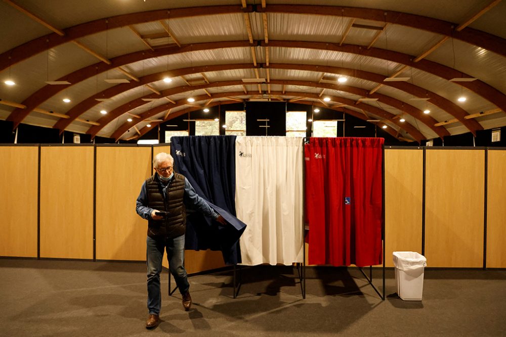 Wahlbüro in Le Touquet (Bild: Ludovic Marin/AFP)