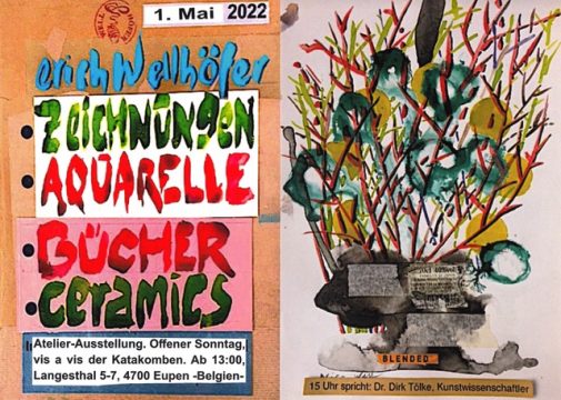 Einladung zur Ausstellung von Erich Wellhöfer