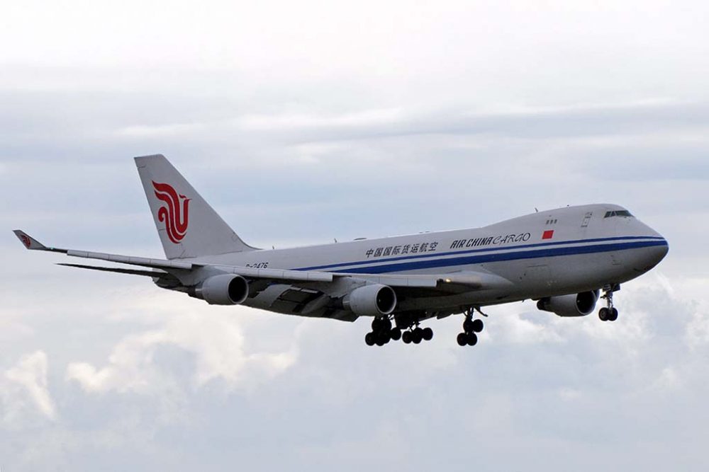 Frachtmaschine der Air China Cargo (Illustrationsbild: Mauritz Antin/EPA)