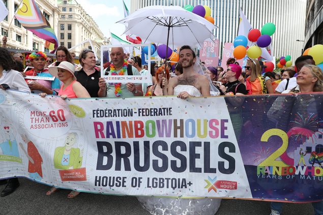 20. Belgian Pride in Brüssel (Bild: Nicolas Maeterlinck/Belga)