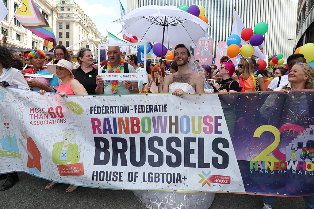 20. Belgian Pride in Brüssel (Bild: Nicolas Maeterlinck/Belga)