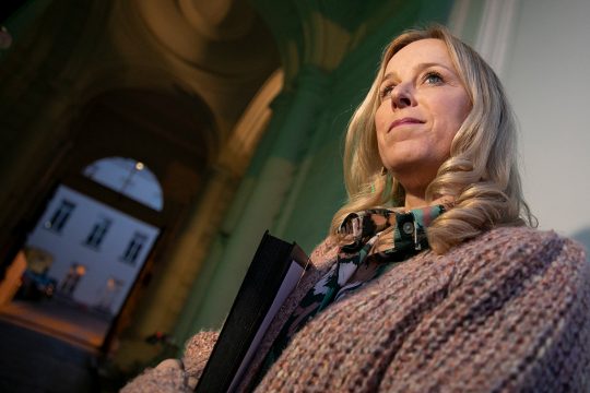 Staatssekretärin Eva De Bleeker (Bild: Hatim Kaghat/Belga)